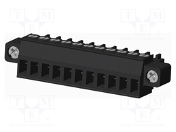 Connector: pluggable terminal block; plug; female; straight; 300V
