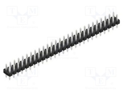 Connector: pin strips; pin header; male; PIN: 54; 2.54mm; THT; 2x27