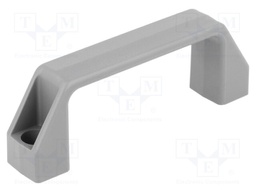 Handle; Mat: technopolymer (PA); grey; H: 50mm; L: 196mm; W: 28mm