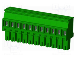 Connector: pluggable terminal block; plug; female; angled 90°