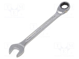 Wrench; combination spanner; 21mm; chromium plated steel