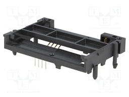 Connector: for cards; Smart Card; THT; gold-plated