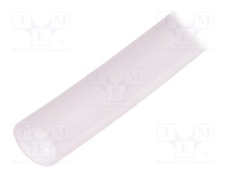 Insulating tube; Mat: silicone; transparent; -50÷200°C; Øint: 10mm