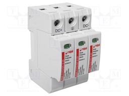 Surge arrester; Type 1+2; Poles: 3; In 8/20us: 50kA; -40÷60°C; IP20