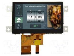 Display: TFT; 480x272; Illumin: LED; Window dimensions: 95x53.9mm