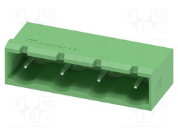 PCB headers, nominal cross section: 2.5 mm?, color: green, n