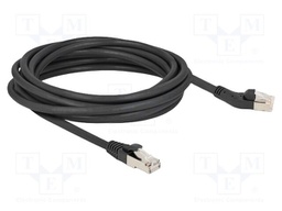 Patch cord; S/FTP; Cat: 6a; RJ45 plug,RJ45 left angled plug; 5m