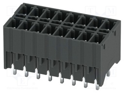 PCB headers, nominal cross section: 1.5 mm?, color: black, n