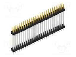 Connector: pin strips; pin header; male; PIN: 54; 2.54mm; THT; 2x27
