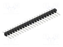 Connector: pin strips; pin header; male; PIN: 21; 2.54mm; SMT; 1x21