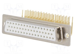 D-Sub; PIN: 50; socket; female; without cover,9,4mm standard; THT