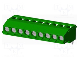Connector: PCB terminal block; terminal; Plating: tinned; on PCBs