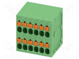 PCB terminal block, rated current: 10 A, rated voltage (III/