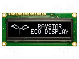 Display: OLED; graphical; 100x16; Window dimensions: 66x16mm