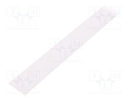 Cover for LED profiles; white; 1m; Application: FLAT8; V: H; slide