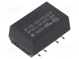 Converter: DC/DC; 1W; Uin: 4.5÷5.5V; Uout: 15VDC; Uout2: -15VDC; SMD