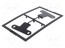 Radio mounting frame; Infiniti,Mercury,Nissan; 2 DIN; black