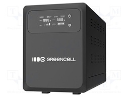 Power supply: UPS; 1kW; 1.5kVA; 230V; French x2,cables; Ubatt: 12V