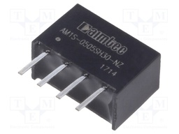 Converter: DC/DC; 1W; Uin: 4.5÷5.5V; 5VDC; Iout: 200mA; SIP4; 1.8g