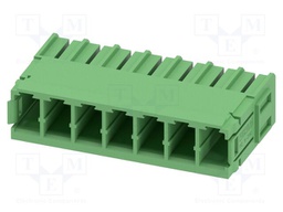 PCB headers, nominal cross section: 6 mm?, color: green, nom