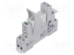Relay: interface; SPDT; Ucoil: 12VDC; 16A; 16A/250VAC; 16A/24VDC