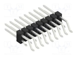 Connector: pin strips; pin header; male; PIN: 18; 2.54mm; SMT; 2x9