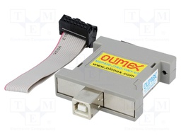 Programmer: microcontrollers; DSP TI; USB; JTAG,USB B; 50x40mm