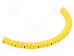 Markers for cables and wires; Label symbol: : ; 2.5÷5mm; PVC; PA