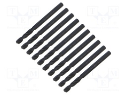 Drill bit; for metal; L: 52mm; high speed steel; short; Ø: 3.5mm