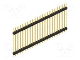 Connector: pin strips; pin header; male; PIN: 32; 2.54mm; THT; 1x32