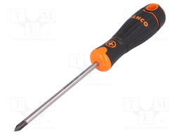 Screwdriver; Phillips; Size: PH1; Blade length: 100mm