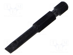 Screwdriver bit; slot; 5,0x0,8mm; Overall len: 50mm