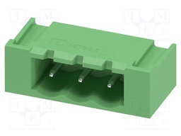 PCB headers, nominal cross section: 2.5 mm?, color: green, n