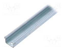 DIN rail; steel; W: 35mm; H: 15mm; L: 915mm; for enclosures