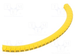 Markers for cables and wires; Label symbol: =; 2.5÷5mm; PVC; PA
