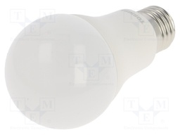 LED lamp; neutral white; E27; 230VAC; 1055lm; 11W; 180°; 4000K