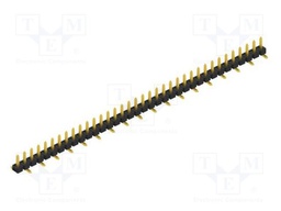 Connector: pin strips; pin header; male; PIN: 36; 2.54mm; SMT; 1x36