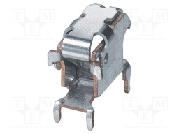 PCB terminal block for tin-plated flexible cables, e.g., typ