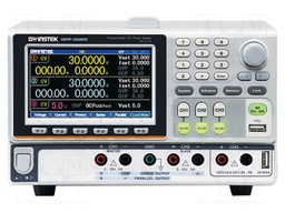 Power supply: programmable laboratory; Channels: 3; 0÷60VDC; 0÷3A