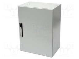 Enclosure: wall mounting; X: 600mm; Y: 800mm; Z: 400mm; CM; IP55; IK08