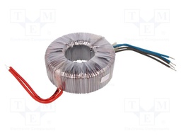 Transformer: toroidal; 450VA; 230VAC; 24V; 24V; 9.37A; 9.37A; 4kg
