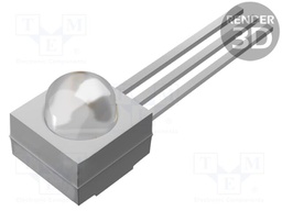 Integrated IR receiver; 38kHz; 45°; 2.5÷5.5V