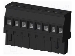 Connector: pluggable terminal block; plug; female; angled 90°
