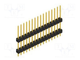 Connector: pin strips; pin header; male; PIN: 16; 2.54mm; THT; 1x16