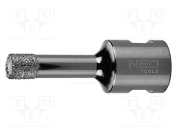 Diamond hole saw; Ø: 10mm; glaze,ceramic tile; Thread: M14