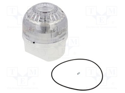Signaller: lighting-sound; 17÷60VDC; siren,blinking light; LED