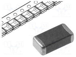 Ferrite: bead; Imp.@ 100MHz: 50Ω; Mounting: SMD; 3A; Case: 1206