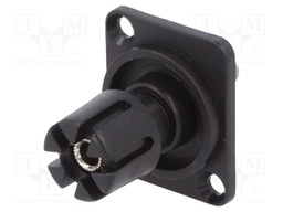 Terminal; loudspeaker; with 4mm transversal socket; 19x24mm