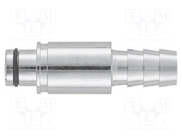 Contact; male; Han-Modular®; ID Ø10mm pipe; brass; 10bar; straight