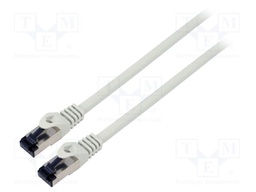 Patch cord; S/FTP; Cat 8.1; stranded; Cu; LSZH; grey; 5m; 26AWG